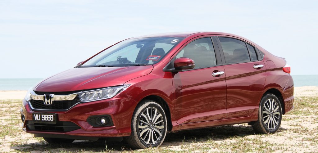 New Honda City Red Exterior