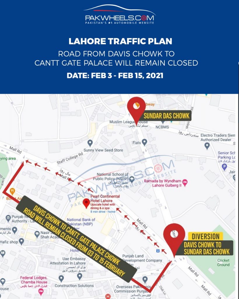 Lahore Traffic Plan 