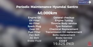 santro maintenance 