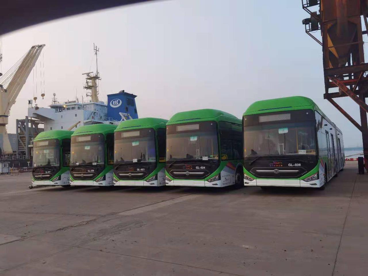 80 New Green Line Buses On The Way To Karachi - PakWheels Blog