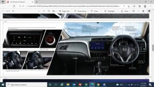 Honda City interior