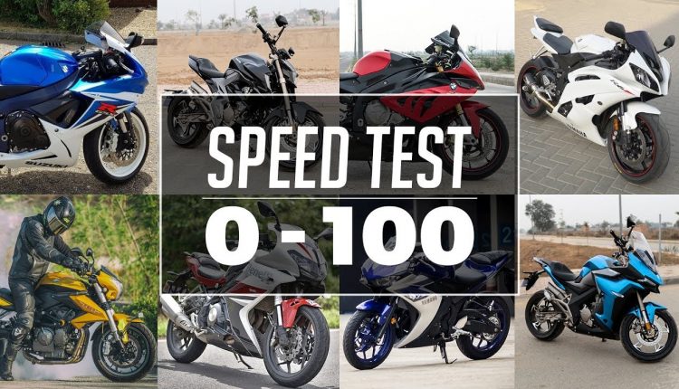 0-100 Speed Test of Bikes