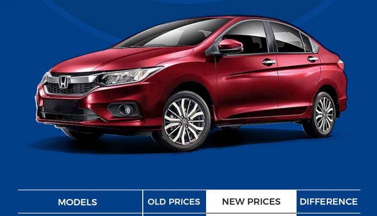 Honda City New Prices