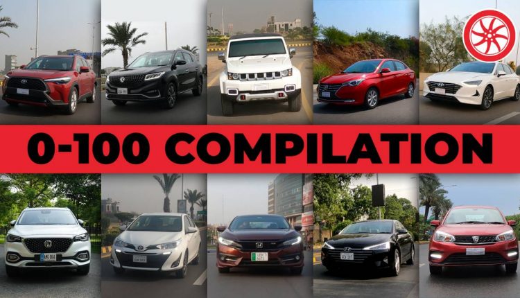 0-100 Speed Test of Cars
