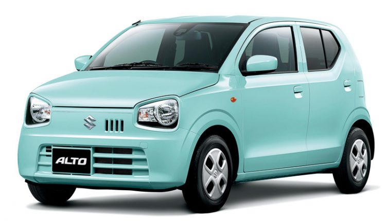 Suzuki-Alto-French-Mint-Pearl-metallic-front-three-quarters