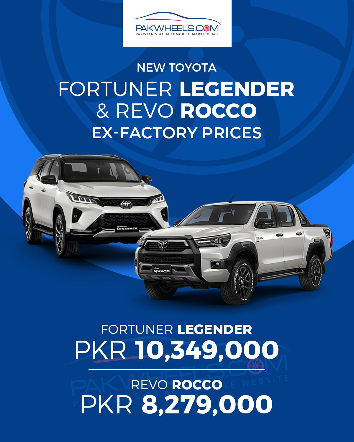 Official Prices of Fortuner Legender & Revo Rocco PakWheels Blog
