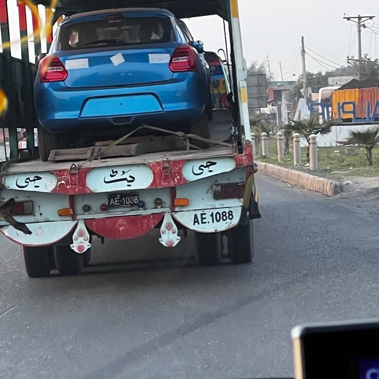 Upcoming Suzuki Swift Spotted