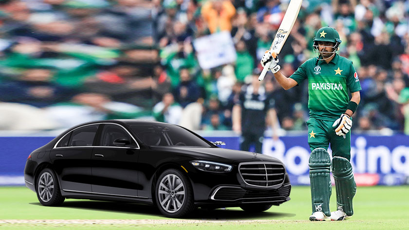 Pakistani cricketers as cars