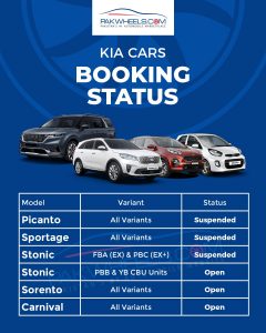 Kia cars bookings