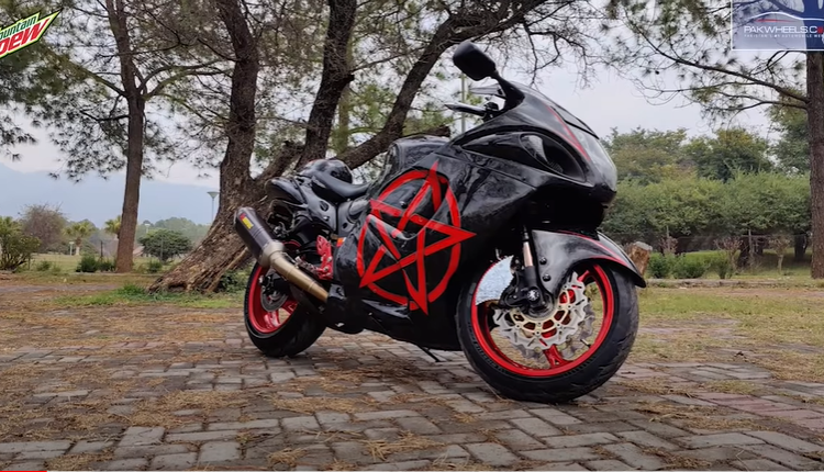 Hayabusa Modified with Forced Carbon Fiber - Owner's Review - PakWheels