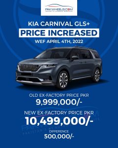 Kia Grand Carnival Price