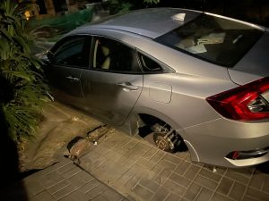 Car Tyre Thefts Lahore DHA
