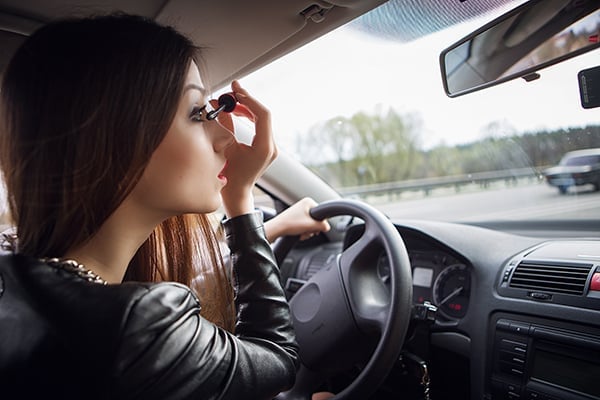 make-up and driving