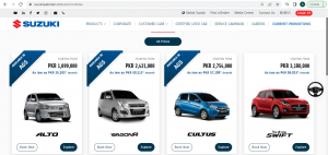 Pak Suzuki cars