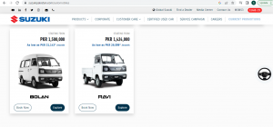 Pak Suzuki cars