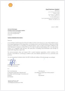 Shell Pakistan statement