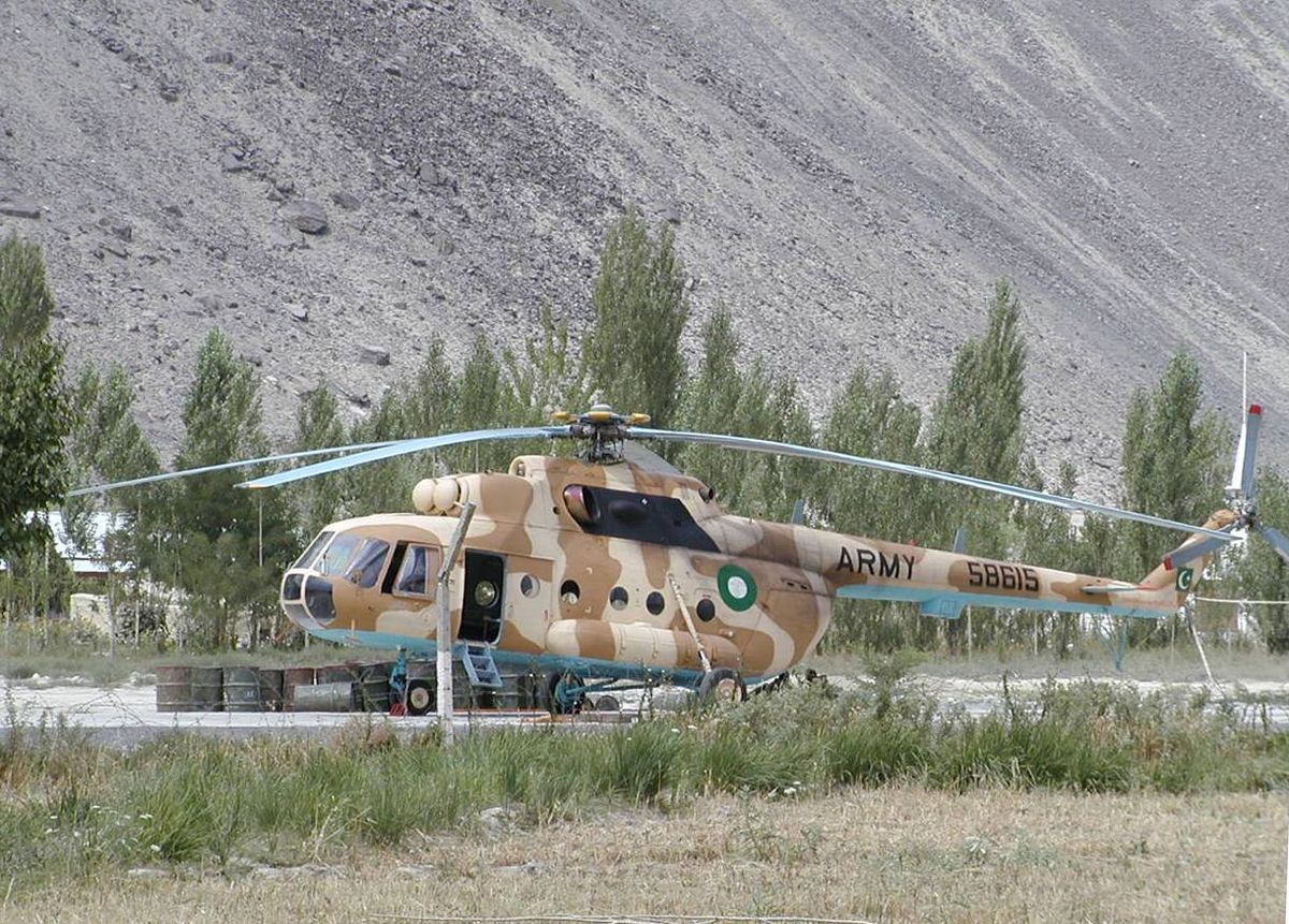 Mil Mi-17 Pakistan Army helicopters