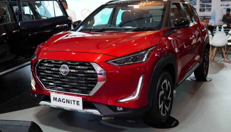 Jakarta,,Indonesia,,March,2023.,The,New,Nissan,Magnite,Car,Is