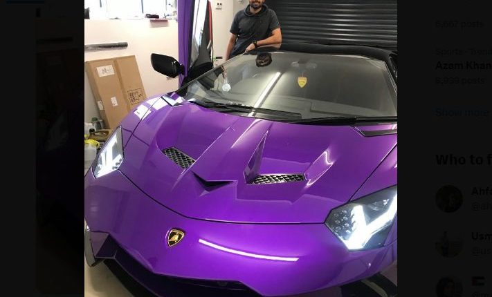 Babar Azam Lamborghini