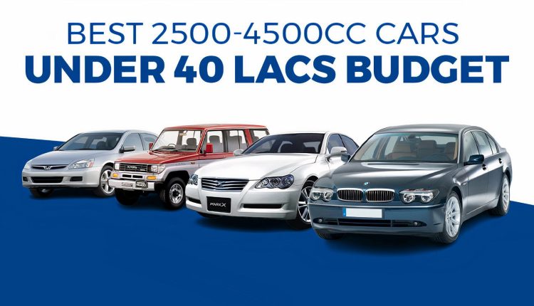 Best Used 2500-4500cc Cars
