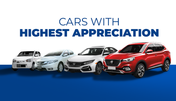 cars with highest appreciation