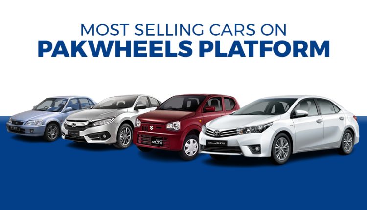 most sold cars on pakwheels platform