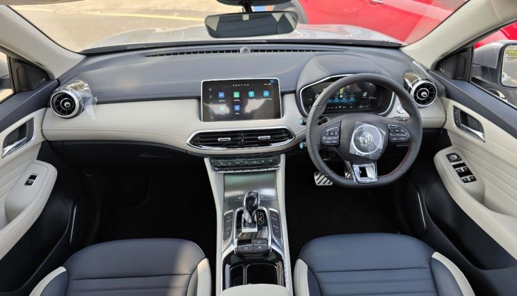 Locally Assembled MG HS PHEV interior