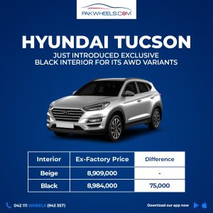 Hyundai Tucson black interior