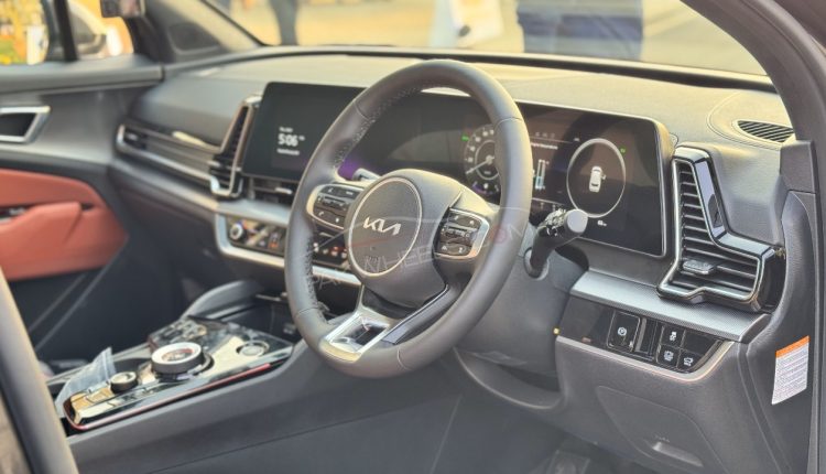 New Kia Sportage in Pakistan interior