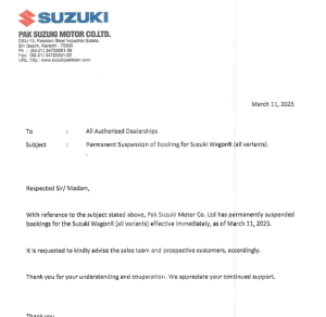 Suzuki Wagon R booking