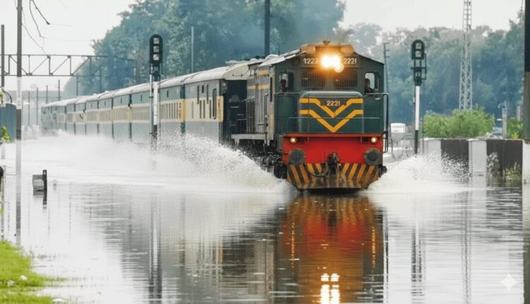 Punjab floods train disruption 2025